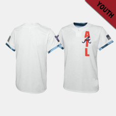 Youth Atlanta Braves White 2021 All-Star Game Jersey