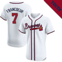 Jeff Francoeur #7 Atlanta Braves Retired Player Youth Home Jersey - White Limited Jeff Francoeur #7 Atlanta Braves Retired Player Youth Home Jersey - White Limited