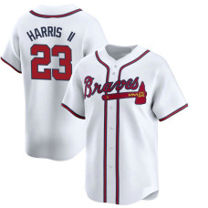 Michael Harris II #23 Atlanta Braves Home Jersey - White Limited