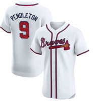 Terry Pendleton #9 Atlanta Braves Retired Player Home Jersey - White Limited